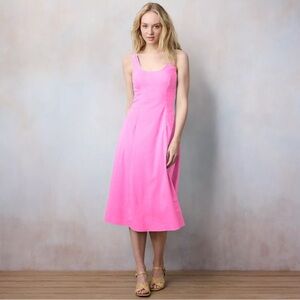 LC Lauren Conrad Princess Seam Tank Midi Dress